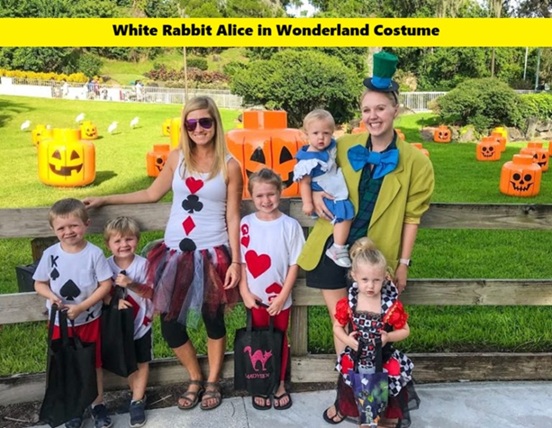 White Rabbit Alice in Wonderland Costume