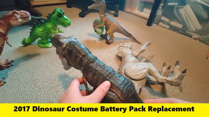 2017 Dinosaur Costume Battery Pack Replacement